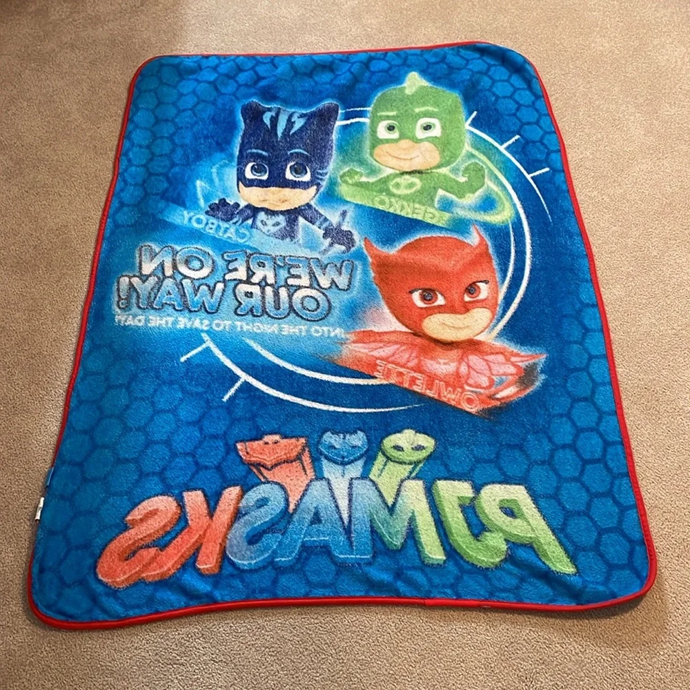 PJ Mask Kids Fleece Blanket. Great Condition.